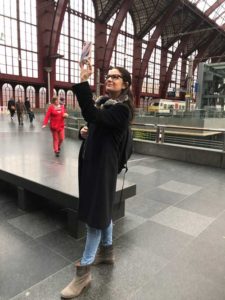 christa-in-train-station